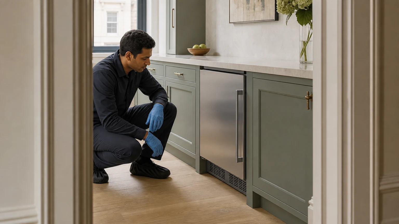 Undercounter ice maker diagnostic visit in Upper East Side